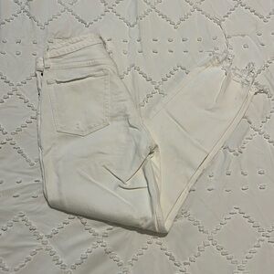 Abercrombie White Skinny High Rise Curve Love Jeans, Size 26/2S